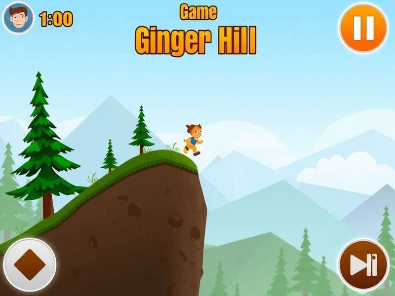 Ginger Hill Climb Game Screenshot